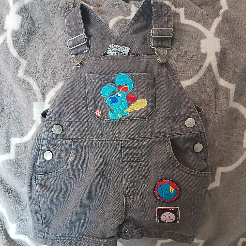 Vintage 18 Month Boys Blues Clues Overalls